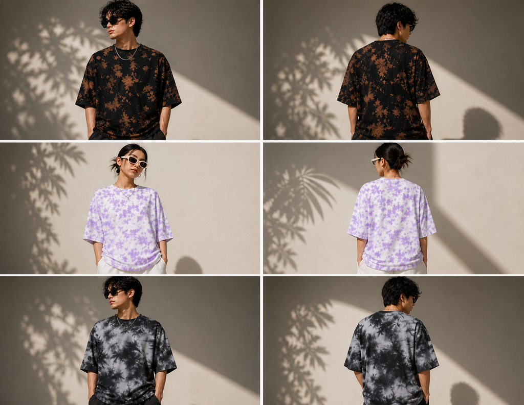 Unisex Tie Dye Oversized T-Shirt