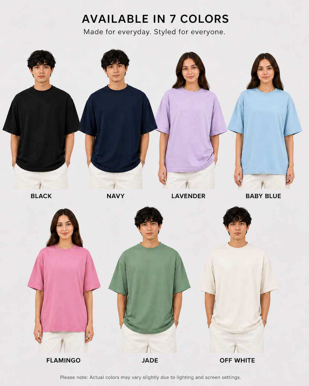 Unisex Terry Oversized Tee