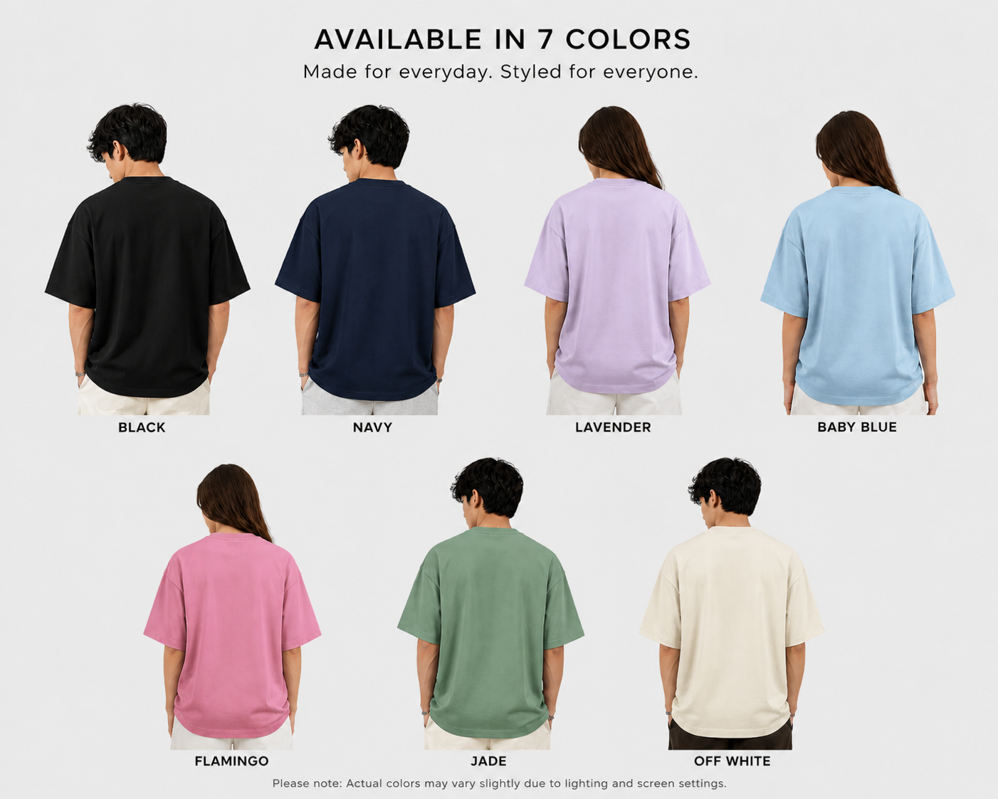 Unisex Terry Oversized Tee